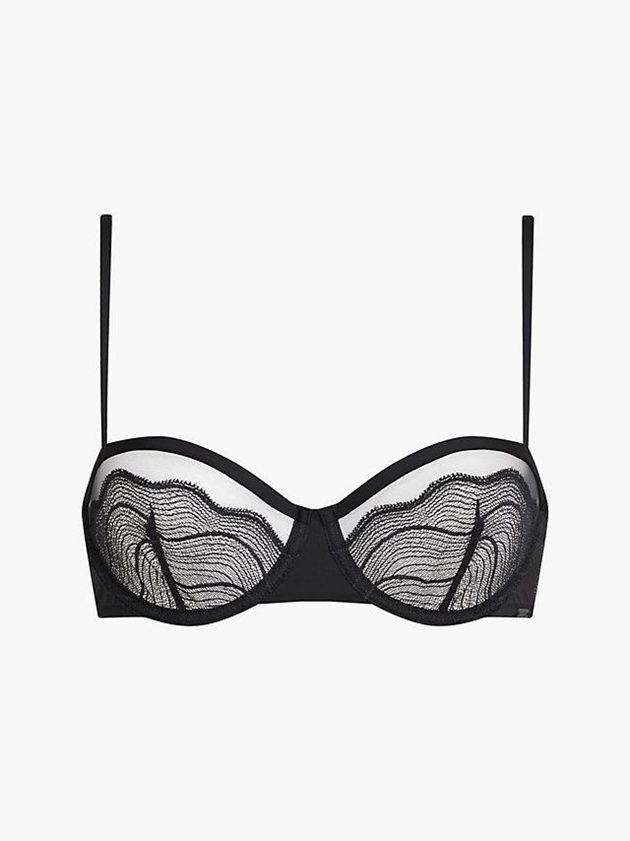 Calvin Klein USA Lace Balconette Womens Bra Black 1547903-WK